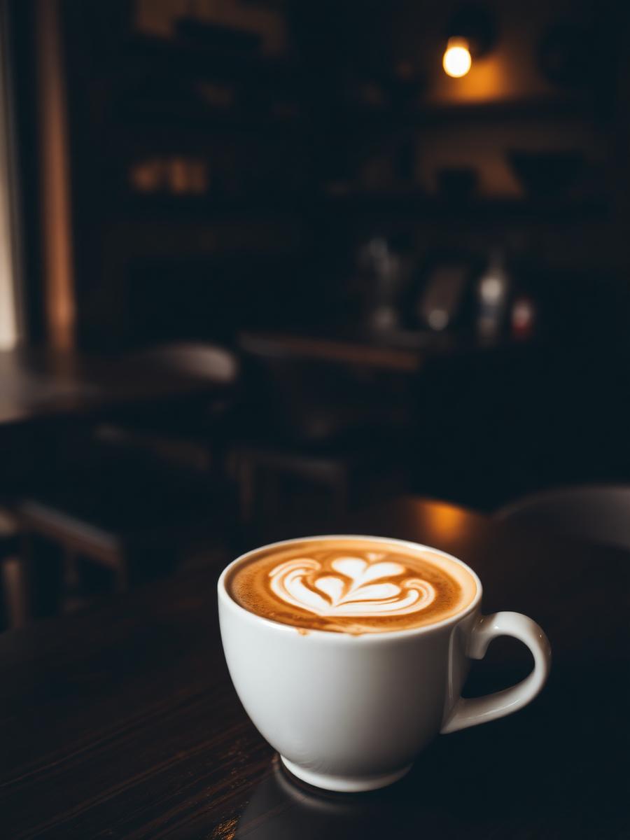 Cappuccino ar samtainu latte art putiņu
